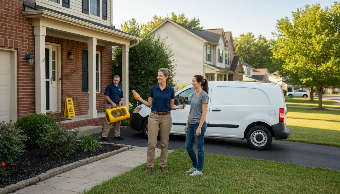 Water restoration image for Dehumidification And Cleanup Services in Sand Lake, NY